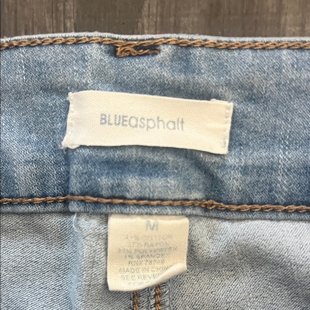 Blue Asphalt Light Wash Skinny Jeans - Picture 3 of 5